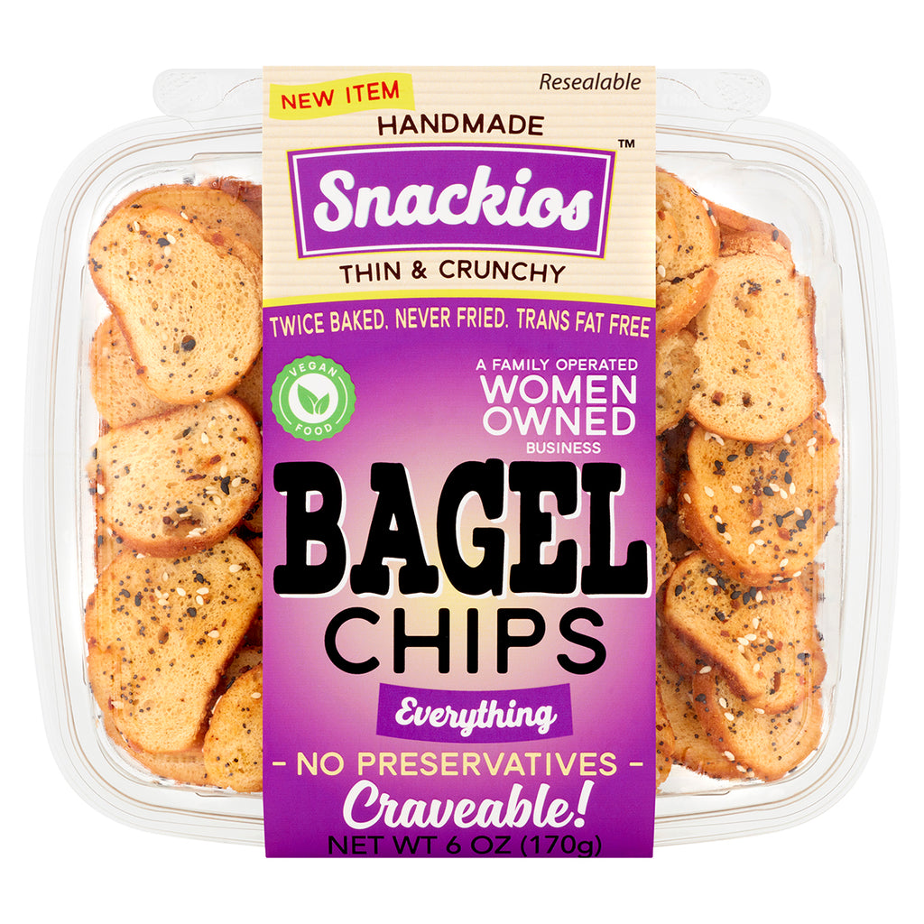 Snackios Everything Bagel Chips