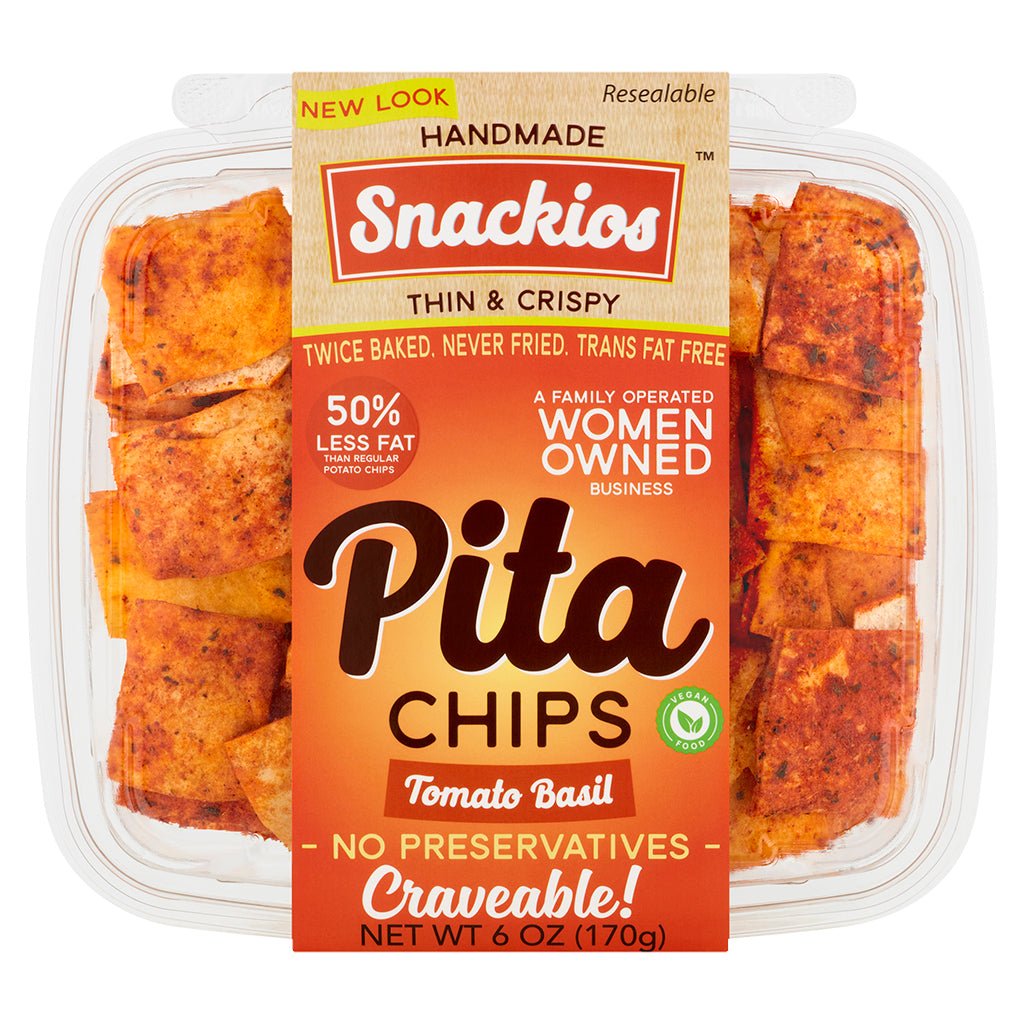 Snackios Tomato Basil Pita Chips